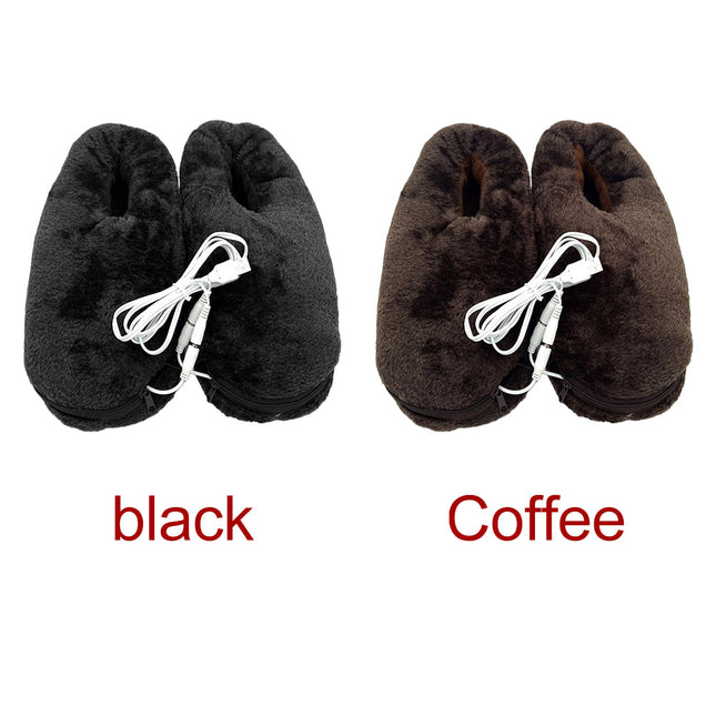 Warmer Heated-Slipper Electric-Feet Portable Winter Soft Home Usb-Pad Cold-Relief-Gift