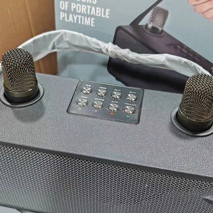 Bluetooth Speaker High-power Wireless Household Outdoor Portable Microphone Integrated Karaoke