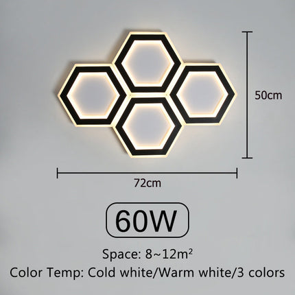 Simple Nordic Modern Bedroom Ceiling Lamp