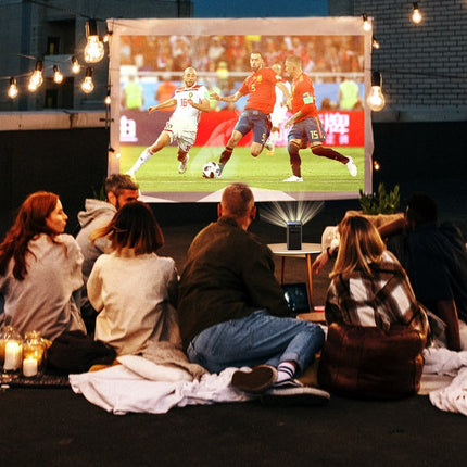 Projector Home Outdoor Music Black Smart