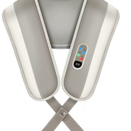 Office neck pain hitting neck shoulder massager
