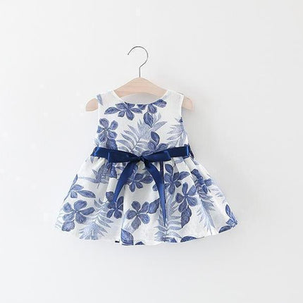 Children's wear, summer new baby dress, baby girl, Chinese Wind Vest, skirt tide