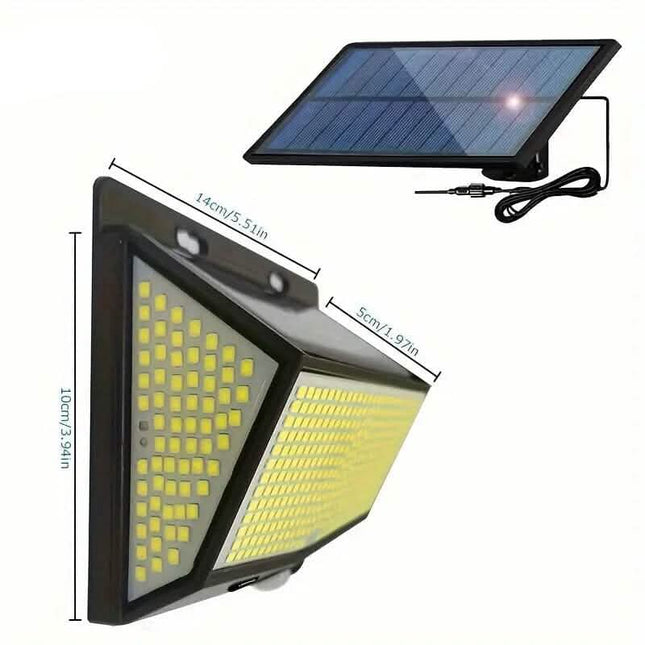 468 LED Solar Motion Sensor Security Outdoor Light