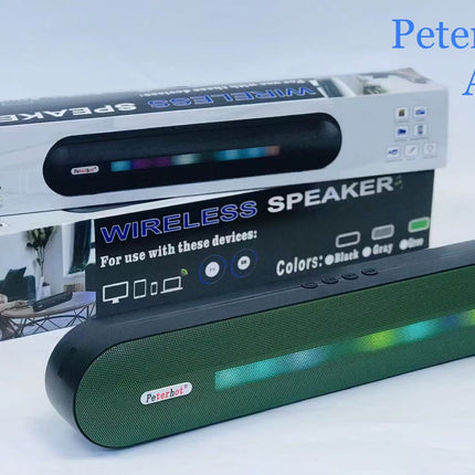 Bluetooth Speaker With Long LED Breathing Light