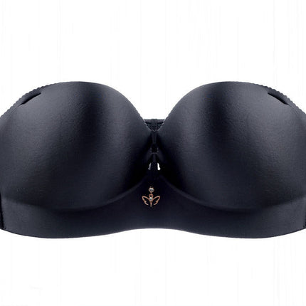 Strapless Plus Size Bra Non-slip No Steel Ring Invisible Tube Top Plus Size Underwear