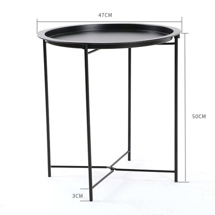 Simple Wrought Iron Small Coffee Tray Table Side A Few Functions