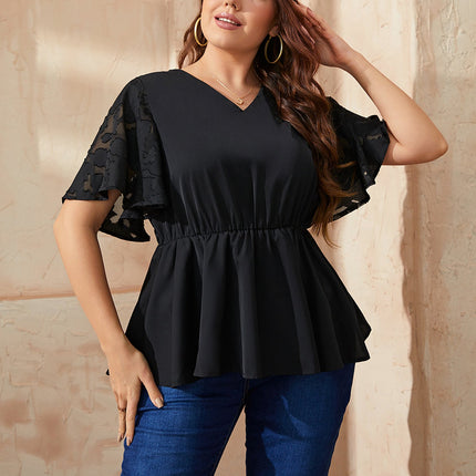 Plus Size Fashion Loose And Slimming Top