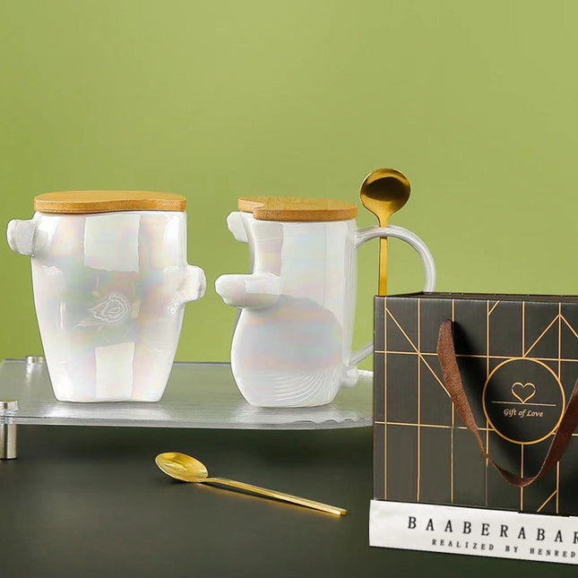 Simple And Creative Ceramic Mug Gift Box