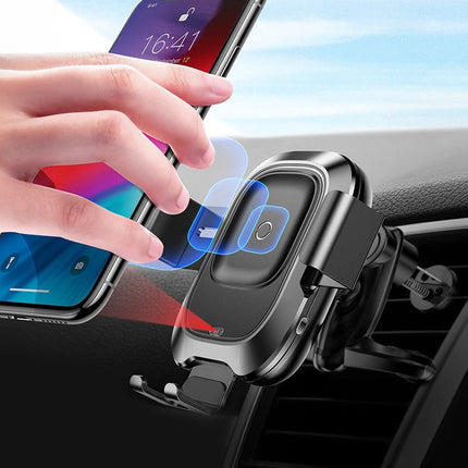 Smart car bracket wireless charging air outlet mobile navigation frame wireless charging sensor bracket