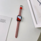 Small lattice red black / 38mm