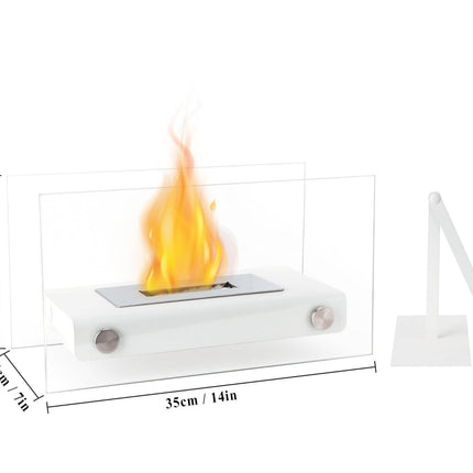 Desktop Living Room Dining Table High-grade Ornaments Real Fire Ethanol Fireplace Heating Decoration