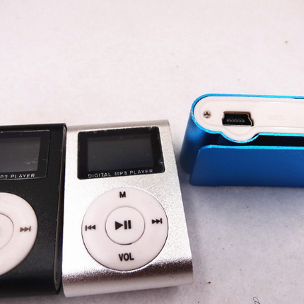 Metal clip mp3 card player cute mini sports iron clip MP3