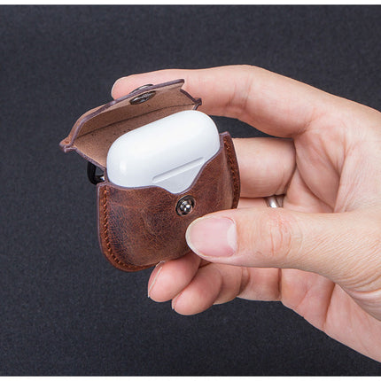 Compatible with Apple, Compatible with Apple , Apple AirPods Covers Leather Keychain Portable Headset