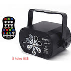 Black / 8 holes USB
