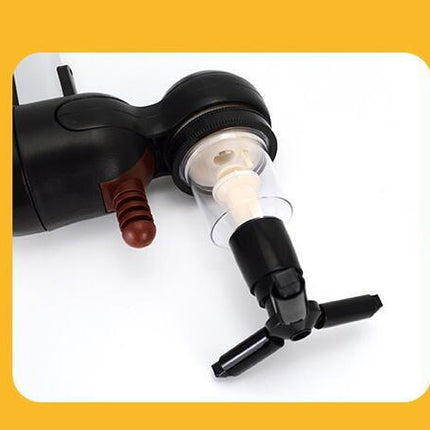 Clip-on single-head wine pourer