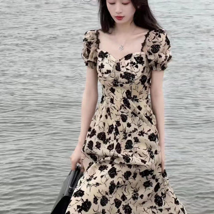 Fashion Personalized Floral Dress Women