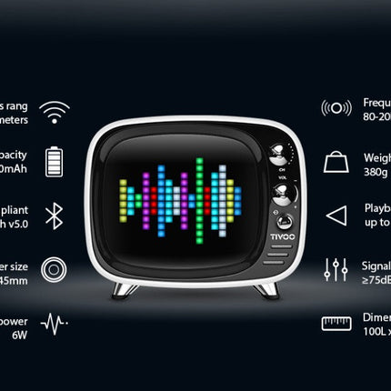 Unique portable smart bluetooth speaker & alarm clock