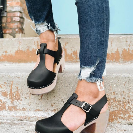 Block heel sandals women's shoes
