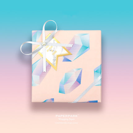 Diamond birthday gift wrapping paper