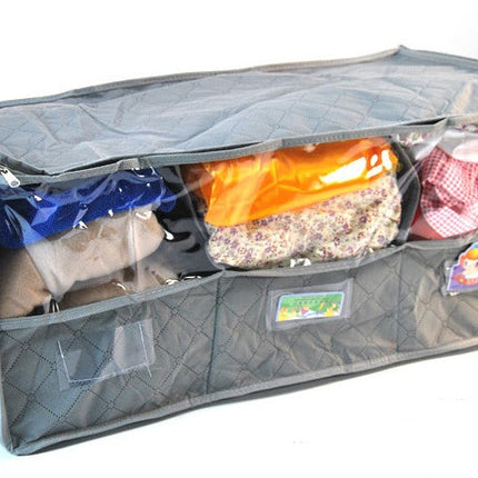 Bamboo charcoal non-woven clothes storage box