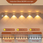 Silver tricolor light / 80cm