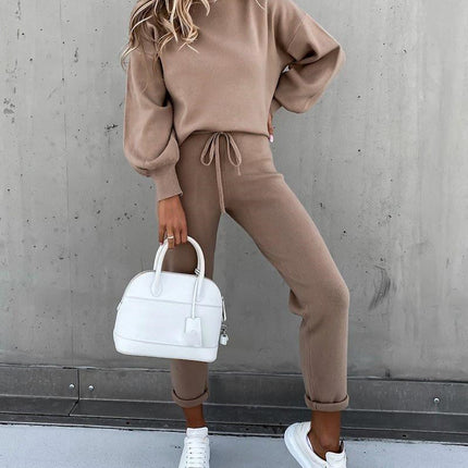 Off-white Loose Casual 2-piece Set