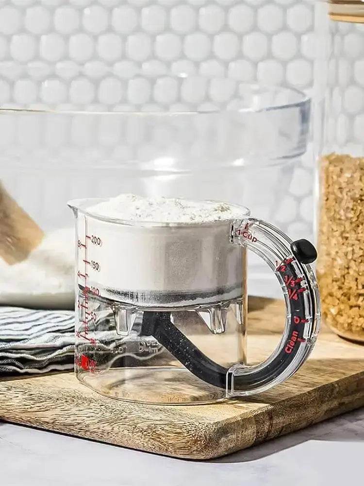 4-in-1 Adjustable Measuring Cup-Cup – One Tool, All Sizes