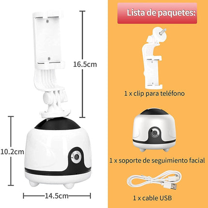 AI Smart 360-degree Face Recognition Video Recording Stand