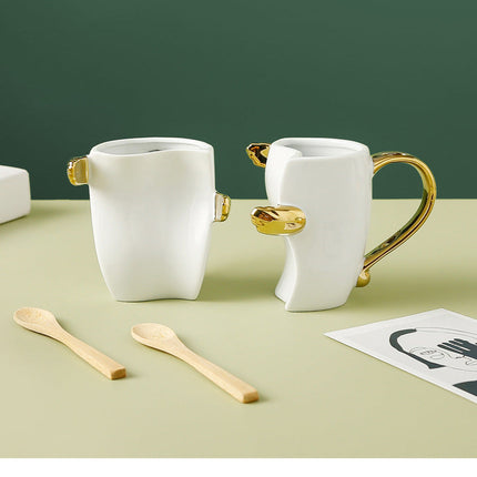 Simple And Creative Ceramic Mug Gift Box