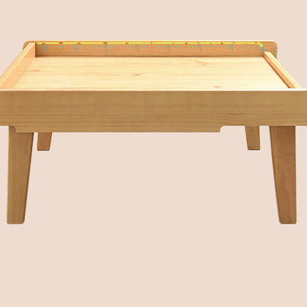 Moon Boat Baby Diaper Table Solid Wood Nursing Portable