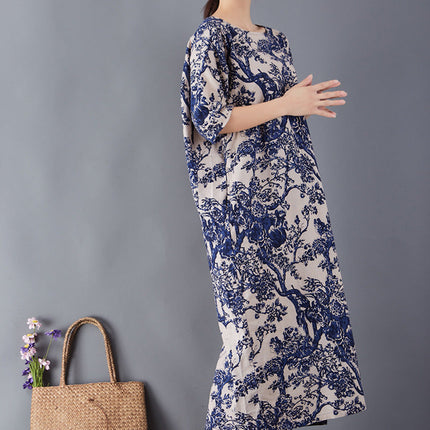 Women's Commoner Literary Retro Plus Size Dress
