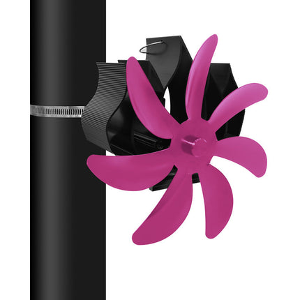 Thermal Power Magnet-free 7-blade Wall Hanging Fireplace Fan
