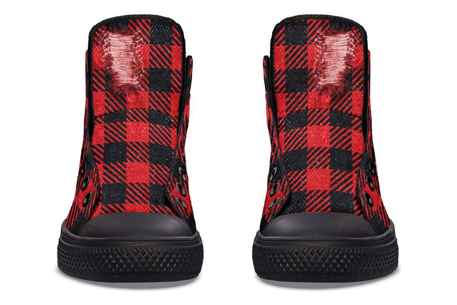 Printed Couple High-top Canvas Shoes