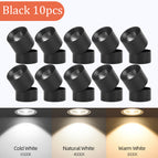 Black 7W / White light / 10PCS