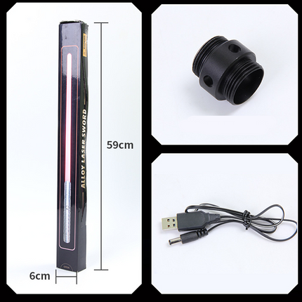 Rechargeable RGB Sound And Light Flash Sword