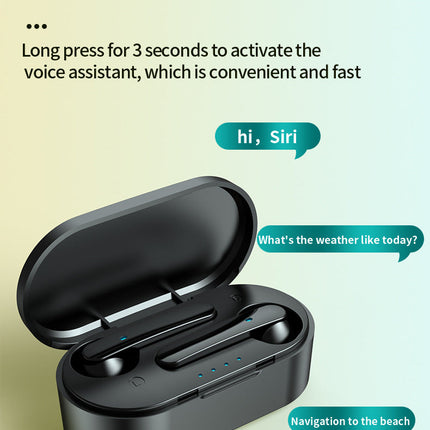 Y9 Bluetooth Earbuds 5.0 TWS Wireless Headphone Stereo Gaming Band