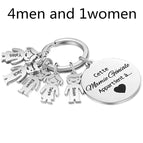 Steel color / 4men and1women