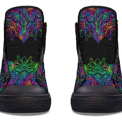 Printed Couple High-top Canvas Shoes