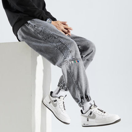 Jeans Men's Japanese Style Workwear Plus Size Harem