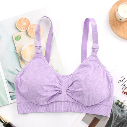 Plus Size Maternity Bra Without Steel Ring Postpartum Mom