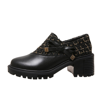 New Thick Heel Women Shoes Spring High Heels