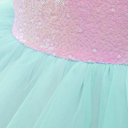 Mesh Sequin Dress For Children