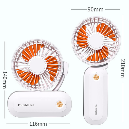 Folding Neck Fan Table Top Retractable Silent Brushless Motor