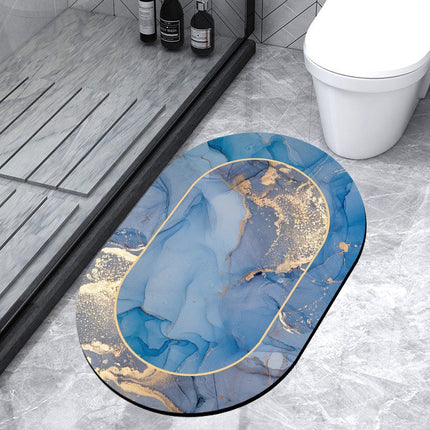 The Diatom Mud Cushion Is Water-absorbing Quick-drying Non-slip Machine Washable