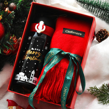 Christmas Female Thermos Cup Gift Box Set Birthday