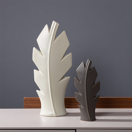 Model Room Exhibition Hall Entrance Matte Ceramic Art Vase