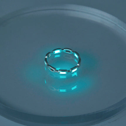 Glow-in-the-dark brass ring