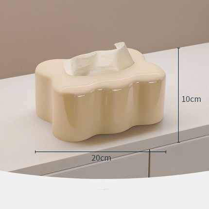 Creative Living Room Table End Table Storage Ceramic Extractor Box