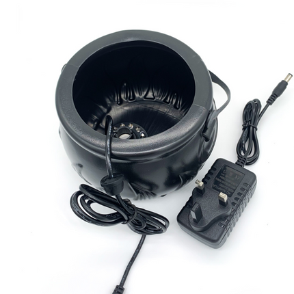 Halloween Witch Pot Smoke Machine LED Humidifier Color Changing Creepy Decor