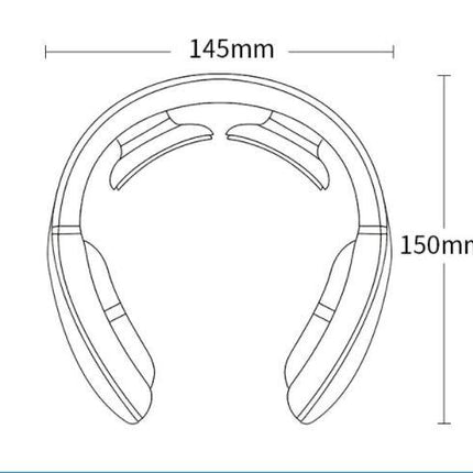 Pulse Hot Compress Rechargeable Neck Massager